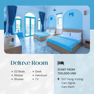 phòng đôi ở santorini villa cam ranh