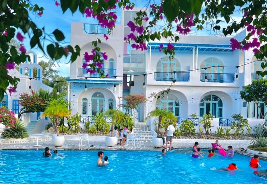 villa santorini khách sạn có hồ bơi