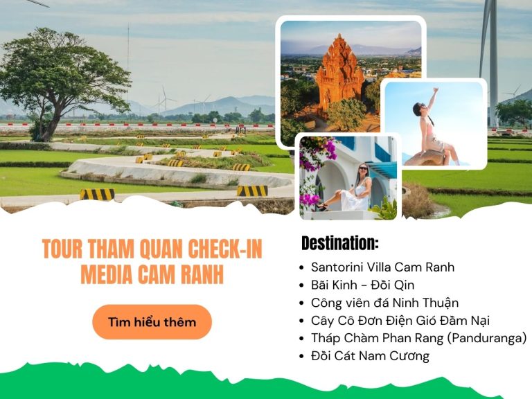 Lịch Trình Tham Quan & Check-in Photo Tour Cam Ranh 1 Ngày - Phan Rang Tháp Chàm