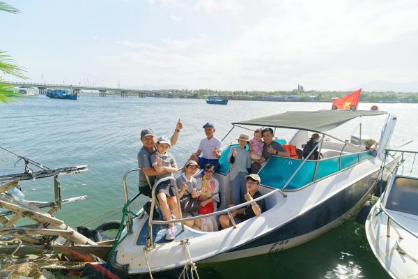 tour cano ngắm hoàng hôn đầm thủy triều