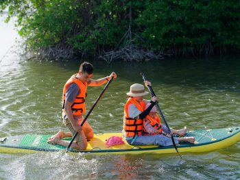 tour chèo sup cano khám phá rừng đước đầm thủy triều