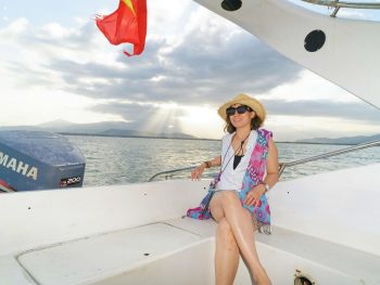 tour cano hoàng hôn đầm thủy triều