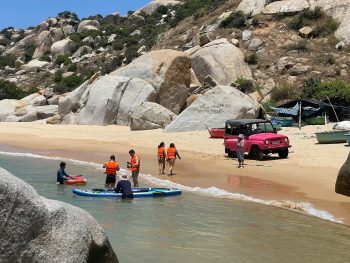 trải nghiệm lặn bắt nhum ở bãi tràng mũi dinh