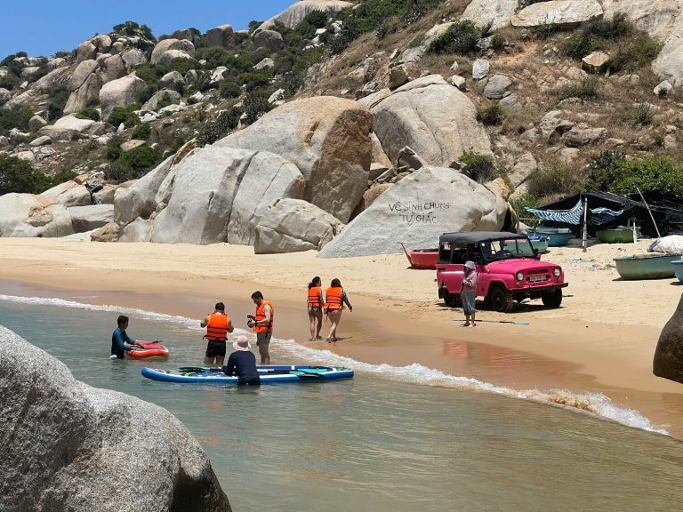 trải nghiệm lặn bắt nhum ở bãi tràng mũi dinh