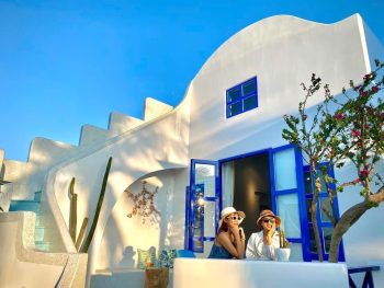 tour vịnh cam ranh check in kiến trúc địa trung hải santorini villa